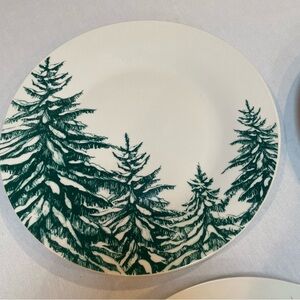 Royal Norfolk Dinner Plate Winter Tree Woodland Christmas Holiday Dining Table